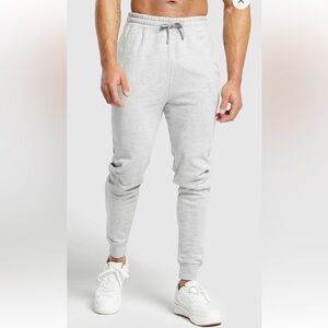 Gymshark Crest Light Grey Marl Slim fit men’s joggers